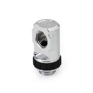 Alphacool Apex Grip adapter 90 OT/IT G1/4 Rotary - Chrome