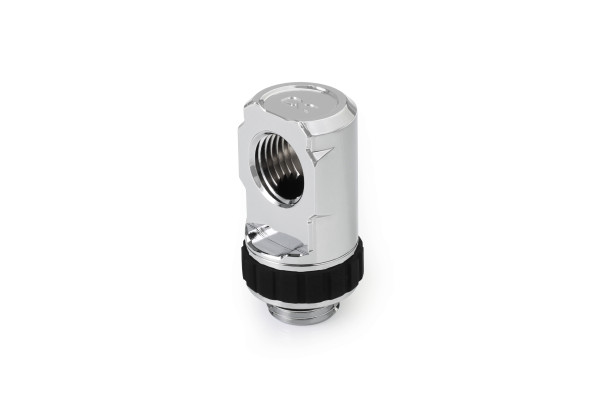 Alphacool Apex Grip adapter 90 OT/IT G1/4 Rotary – Chrome