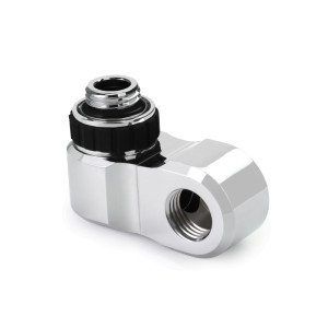 Alphacool Apex Grip offset 27mm 2x 90 OT/IT G1/4 rotatable chrome