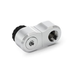 Alphacool Apex Grip offset 27mm 2x 90 OT/IT G1/4 rotatable chrome
