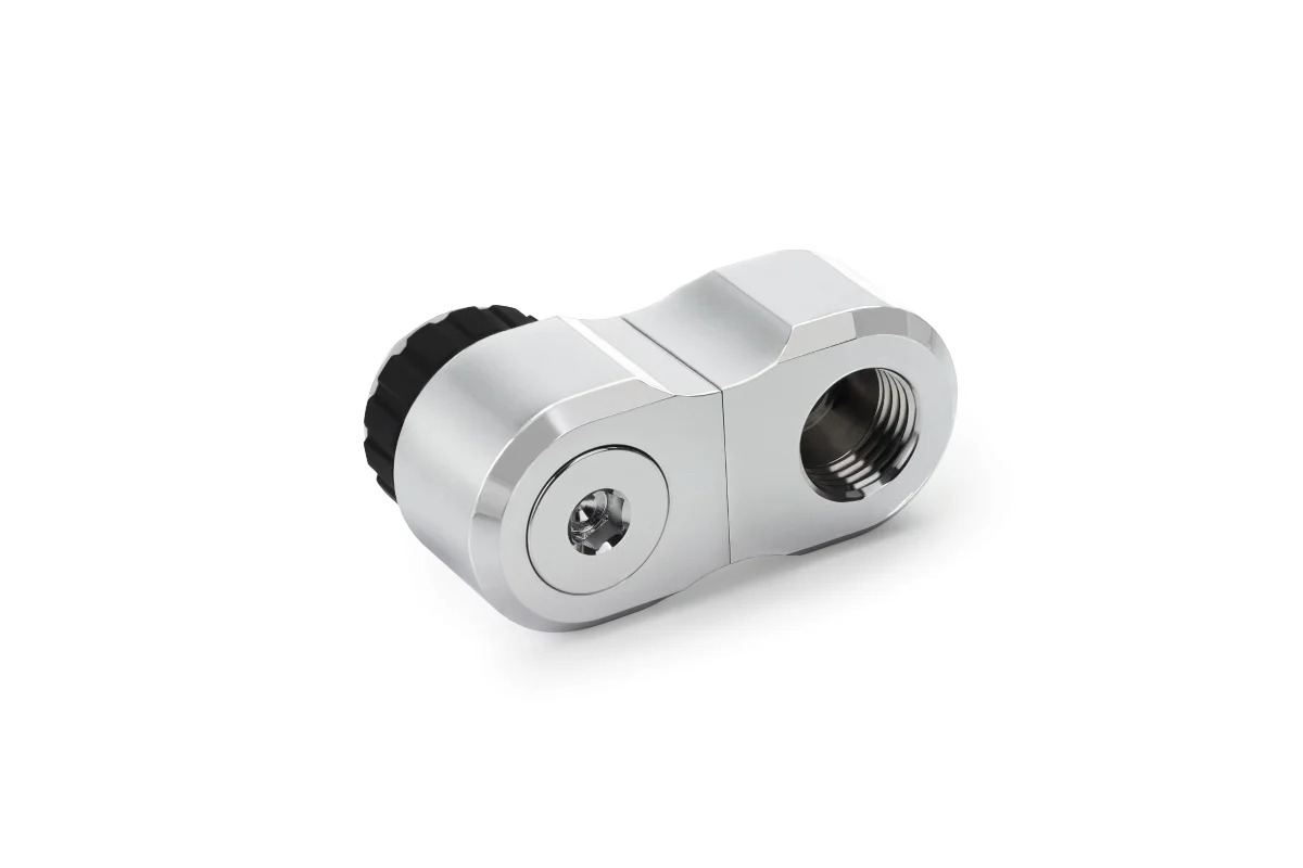 Alphacool Apex Grip offset 27mm 2x 90 OT/IT G1/4 rotatable chrome