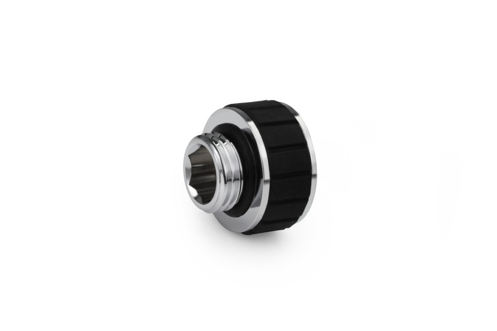Alphacool Apex Grip Male to Female 10mm OT/IT G1/4 chrome