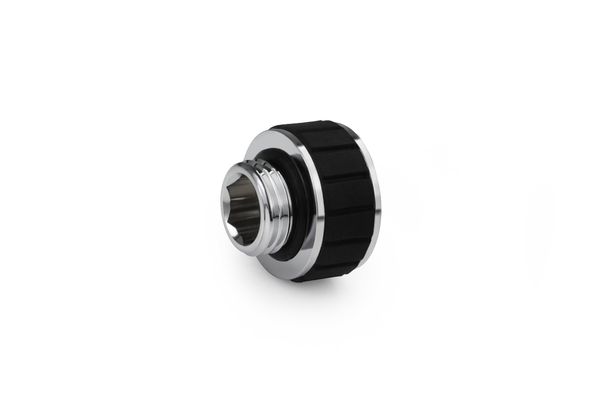 Alphacool Apex Grip Male to Female 10mm OT/IT G1/4 chrome