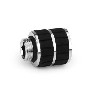 Alphacool Apex Grip Male to Female 20mm OT/IT G1/4 chrome