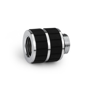Alphacool Apex Grip Male to Female 20mm OT/IT G1/4 chrome