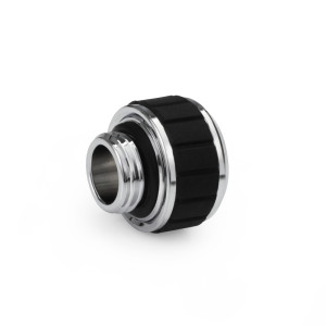 Alphacool Apex Grip SoftTube fitting 13/10mm G1/4 chrome Set 6 pcs