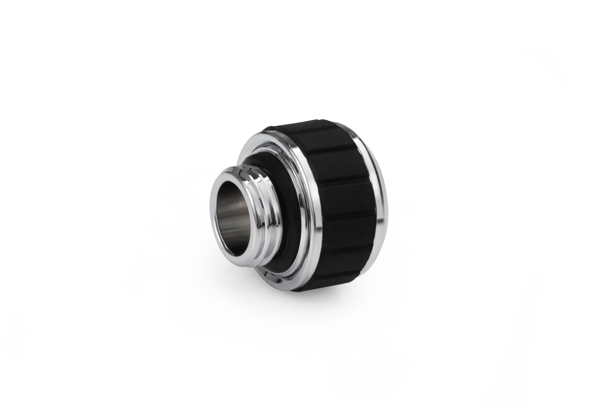 Alphacool Apex Grip SoftTube fitting 13/10mm G1/4 chrome Set 6 pcs