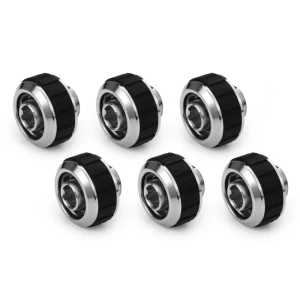 Alphacool Apex Grip SoftTube fitting 16/10mm G1/4 chrome Set 6 pcs