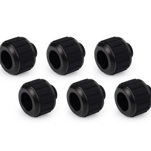 Alphacool Apex Grip HardTube fitting 13mm G1/4 black Set 6 pcs