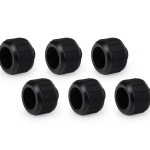 Alphacool Apex Grip HardTube fitting 16mm G1/4 black Set 6 pcs