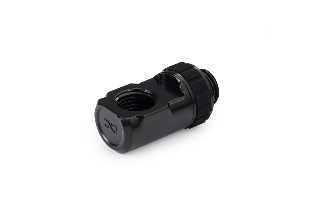 Alphacool Apex Grip adapter 90 OT/IT G1/4 Rotart - Black Set 4 pcs