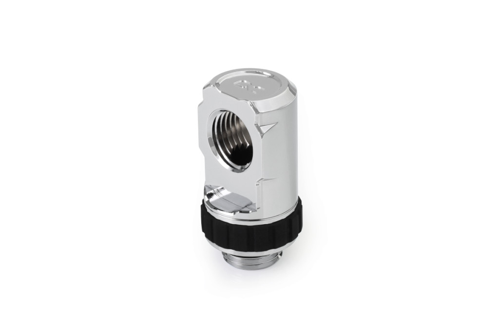 Alphacool Apex Grip adapter 90 OT/IT G1/4 rotatable chrome Set 4 pcs
