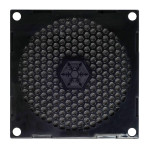 Silverstone Fan Grill and Dust Filter Black 80mm