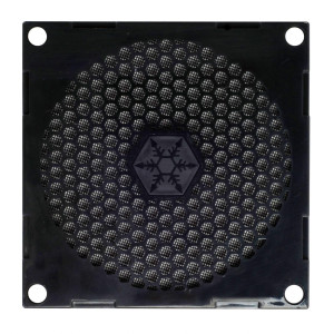 Silverstone Fan Grill and Dust Filter Black 80mm
