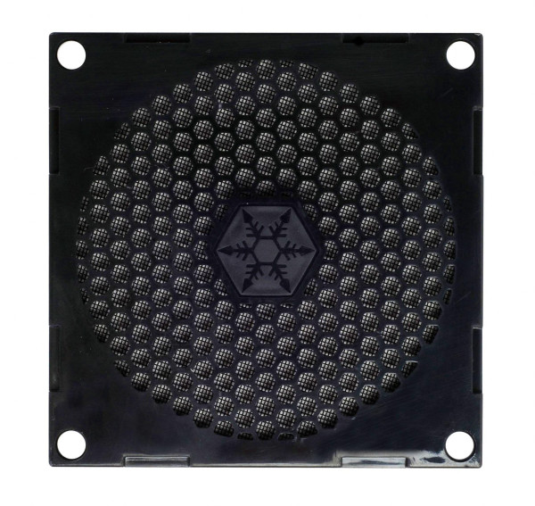Silverstone Fan Grill and Dust Filter Black 80mm