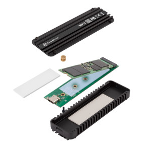 Silverstone MS12 M.2 USB 3.2 Type-C External Enclosure
