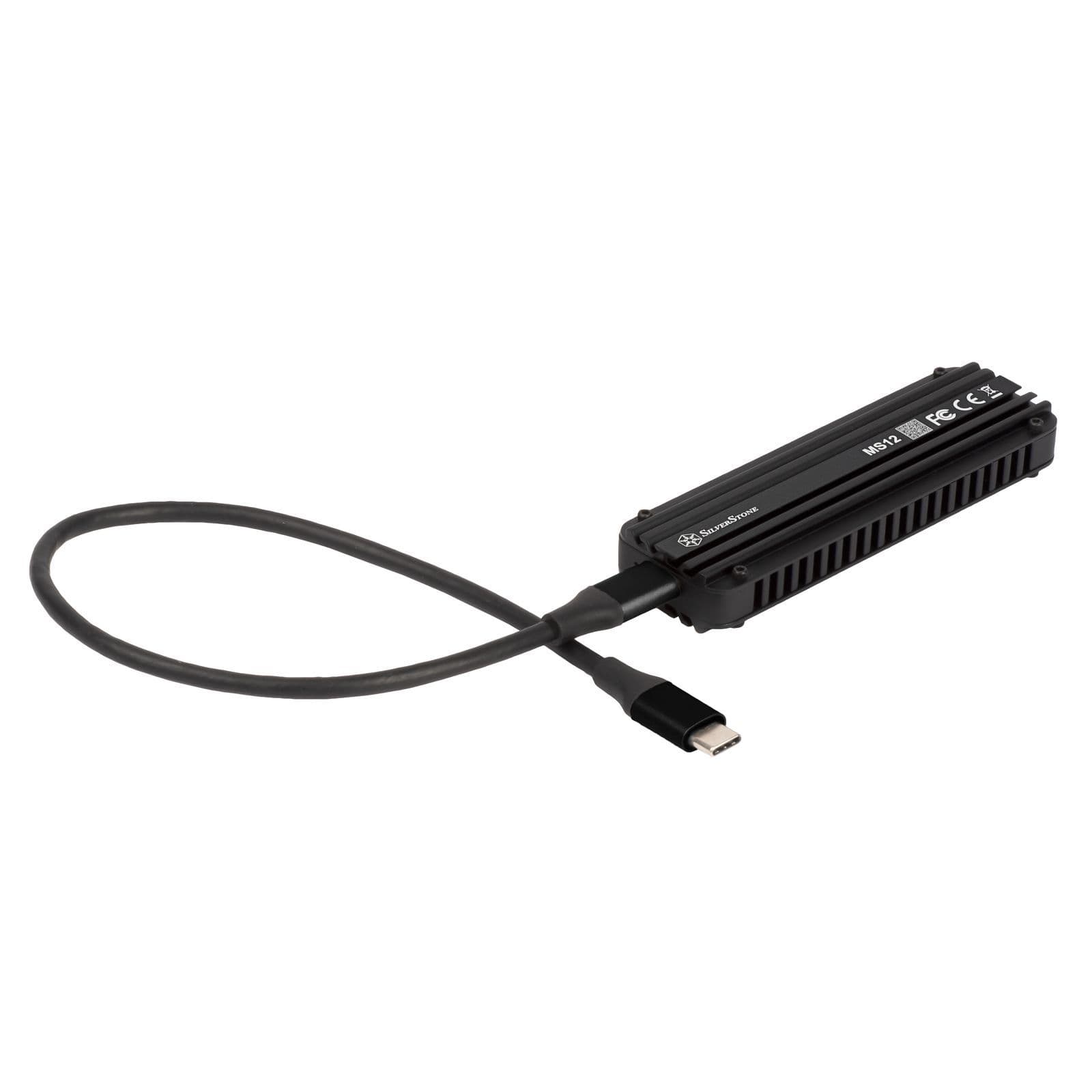 Silverstone MS12 M.2 USB 3.2 Type-C External Enclosure