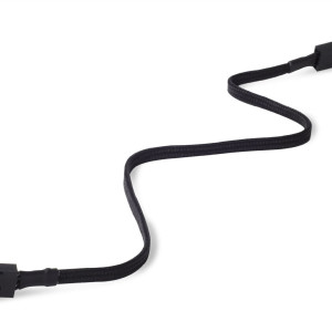 Silverstone 3pin PWM Fan Extension Black Sleeved Cable 30cm
