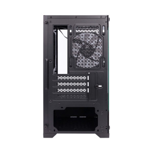 1st Player MIKU Mi2 Micro ATX Black Case with 3 RGB Fans
