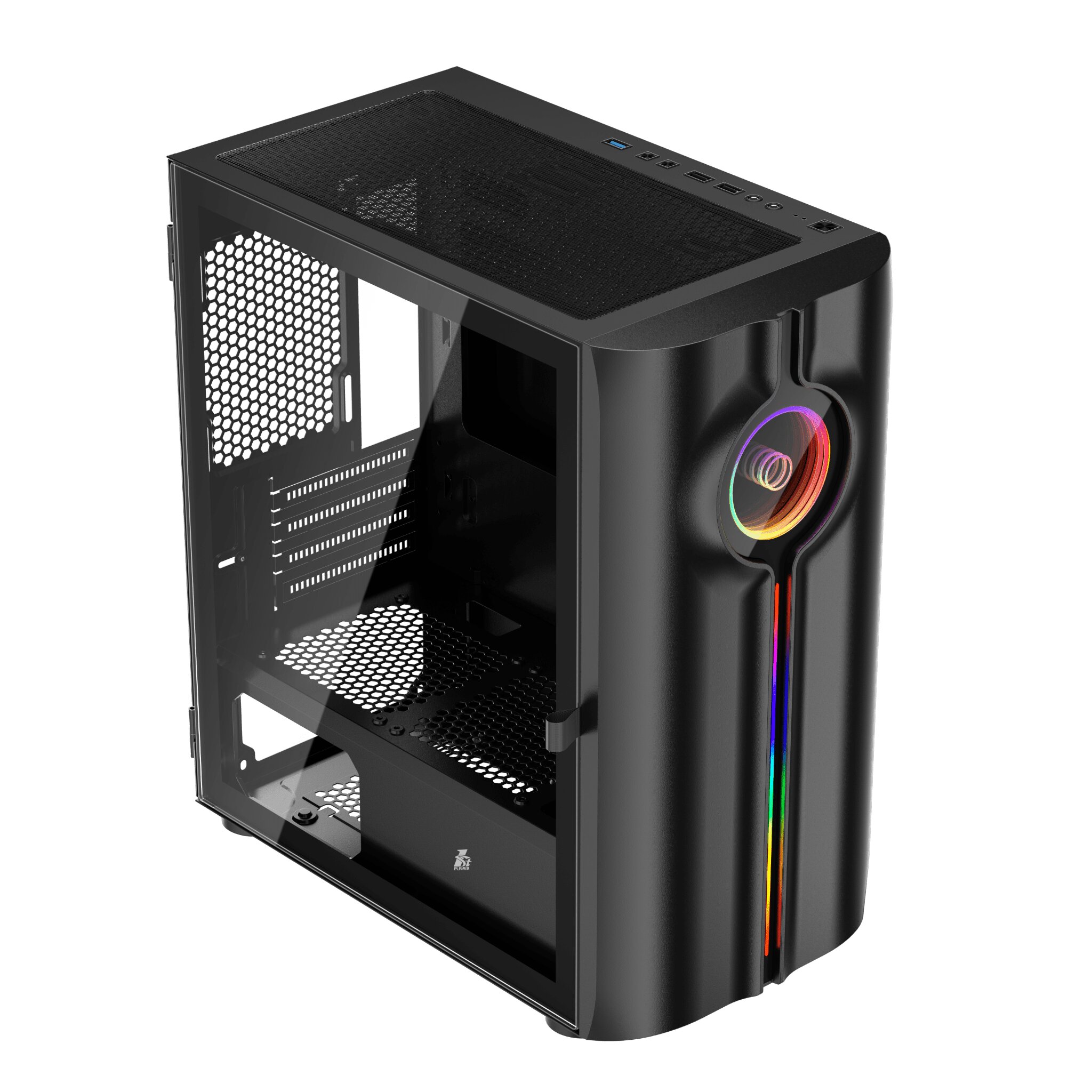 1st Player IS3-BK Micro ATX Black Case