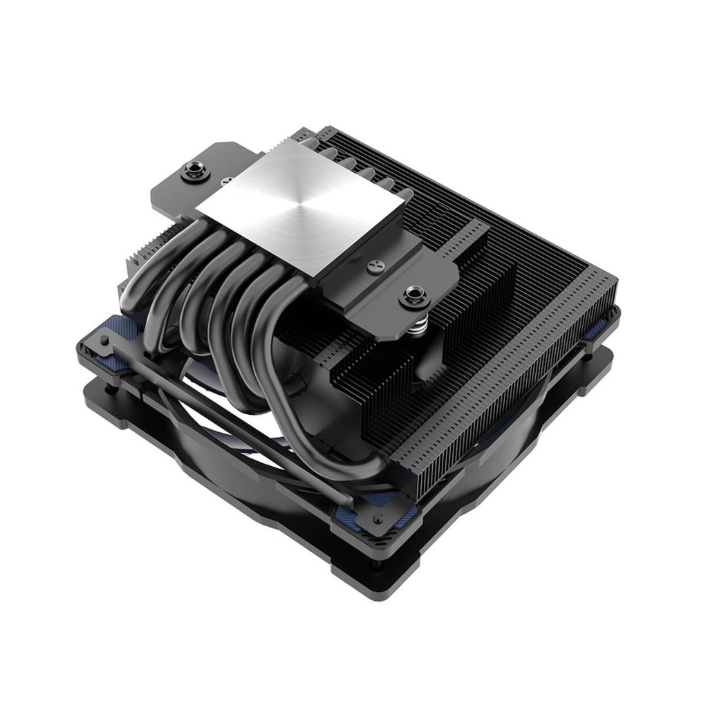 Akasa ALUCIA H6L M2 Low-Profile CPU Cooler - 120mm, black / blue