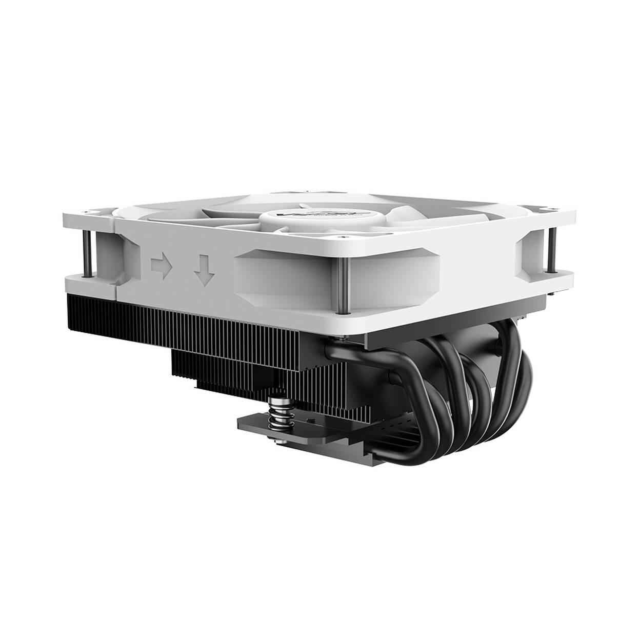 Akasa VIPER H6L M2 Low-Profile CPU Cooler - 120mm, white