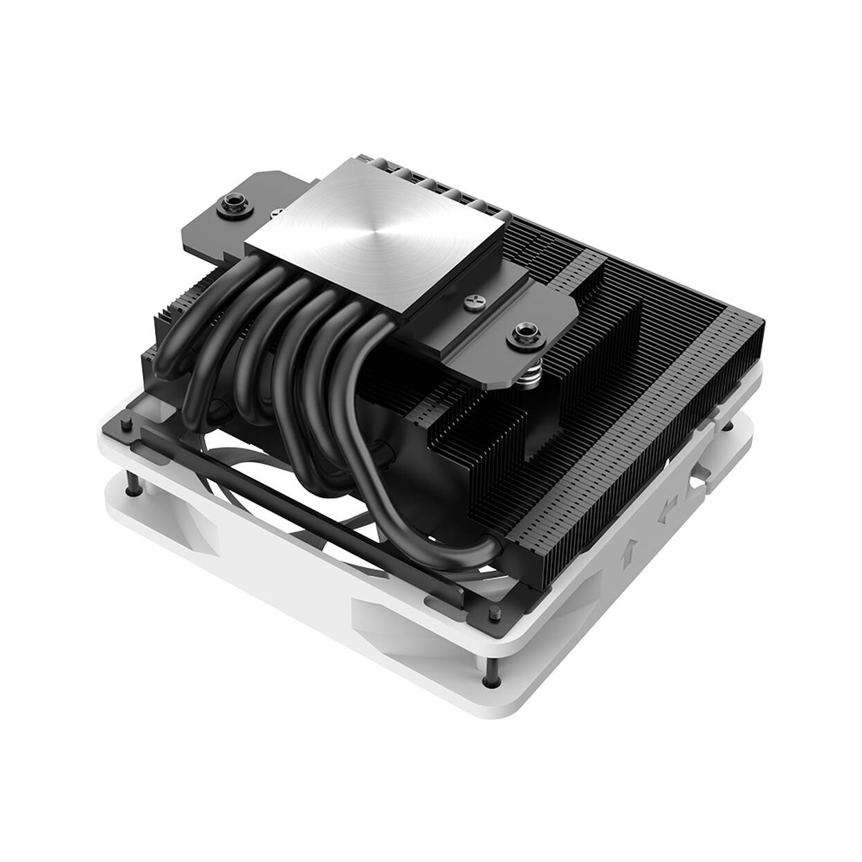 Akasa VIPER H6L M2 Low-Profile CPU Cooler - 120mm, white