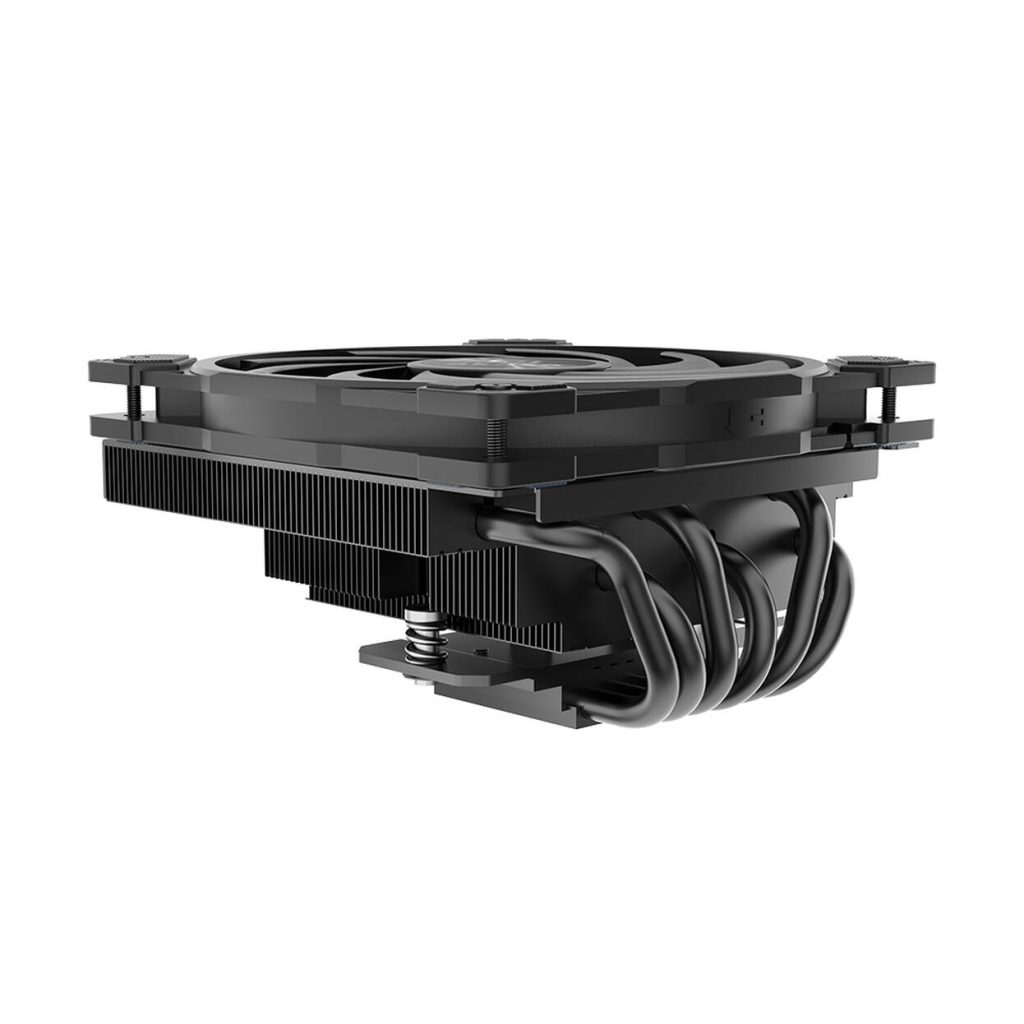 Akasa ALUCIA H6LS M2 Low-Profile CPU Cooler - 120mm, black/blue