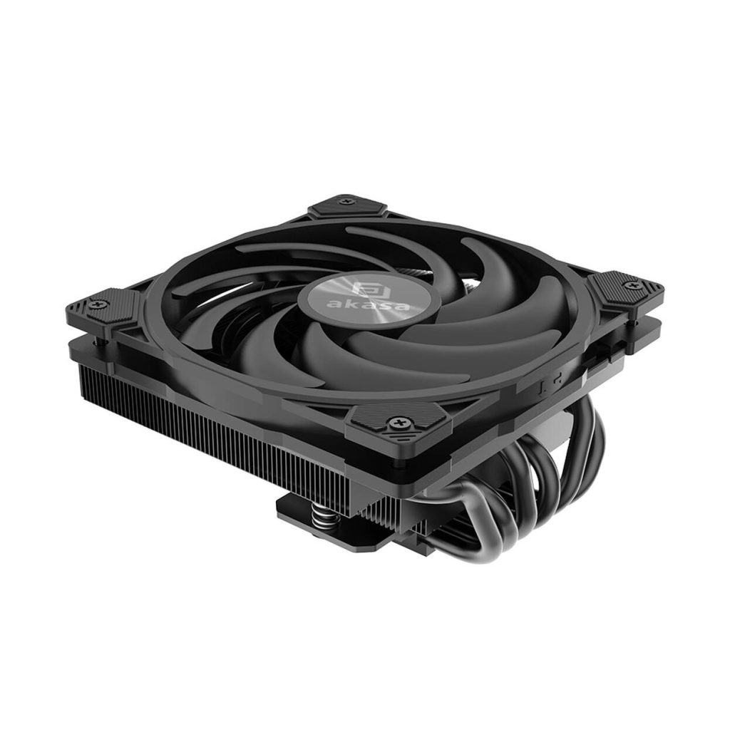 Akasa ALUCIA H6LS M2 Low-Profile CPU Cooler - 120mm, black/blue