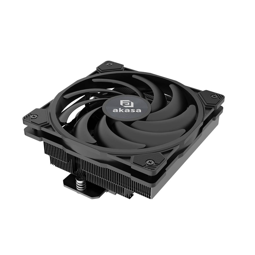 Akasa ALUCIA H6LS M2 Low-Profile CPU Cooler - 120mm, black/blue