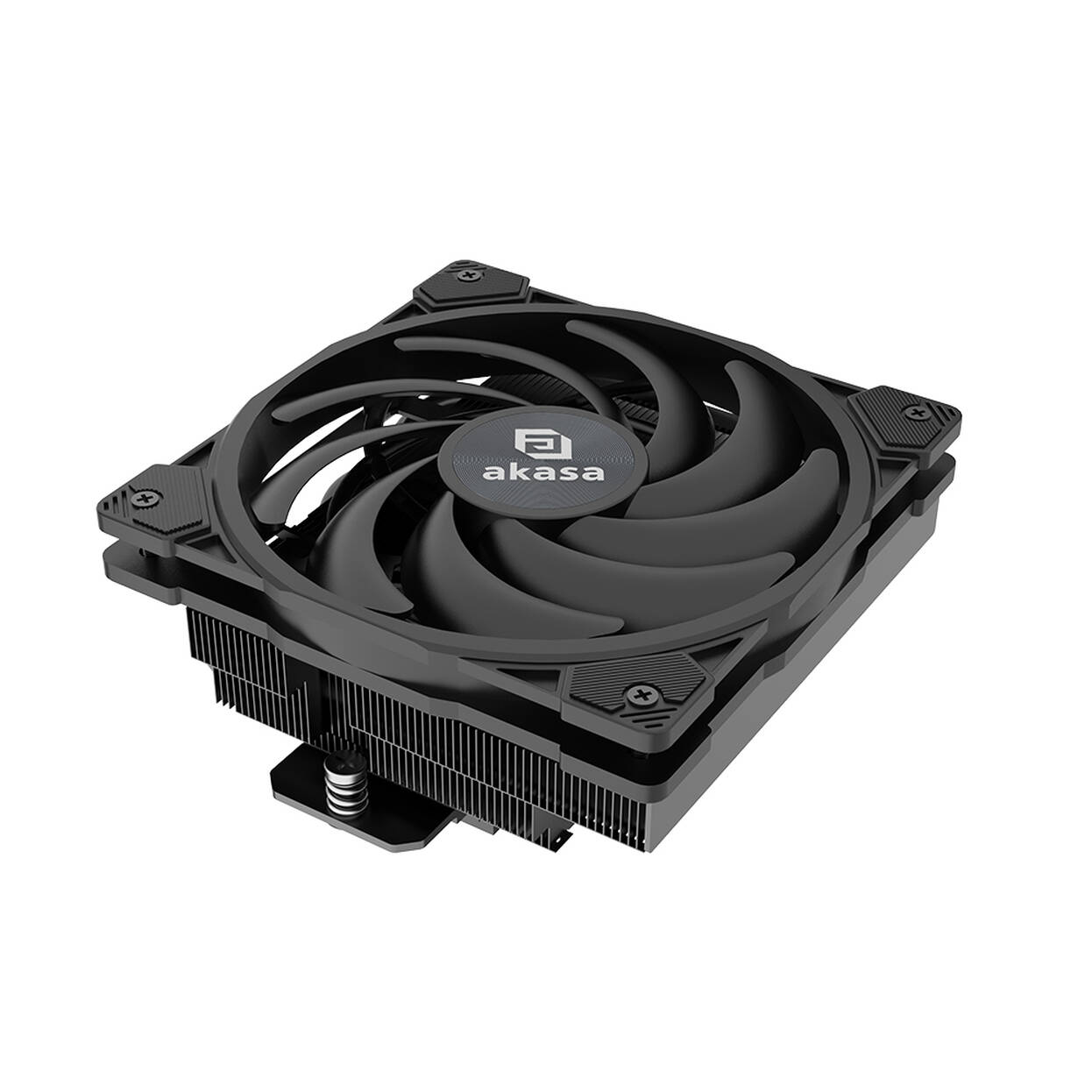 Akasa ALUCIA H6LS M2 Low-Profile CPU Cooler - 120mm, black/blue