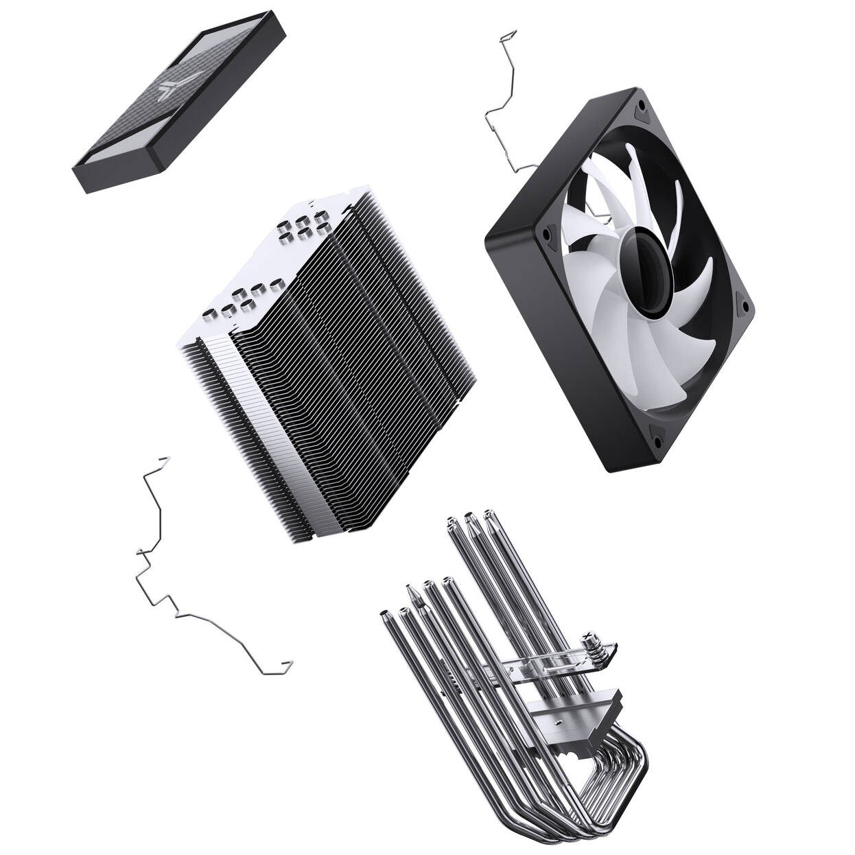 Jonsbo CR-1000 V3 PRO CPU cooler, PWM, ARGB - black