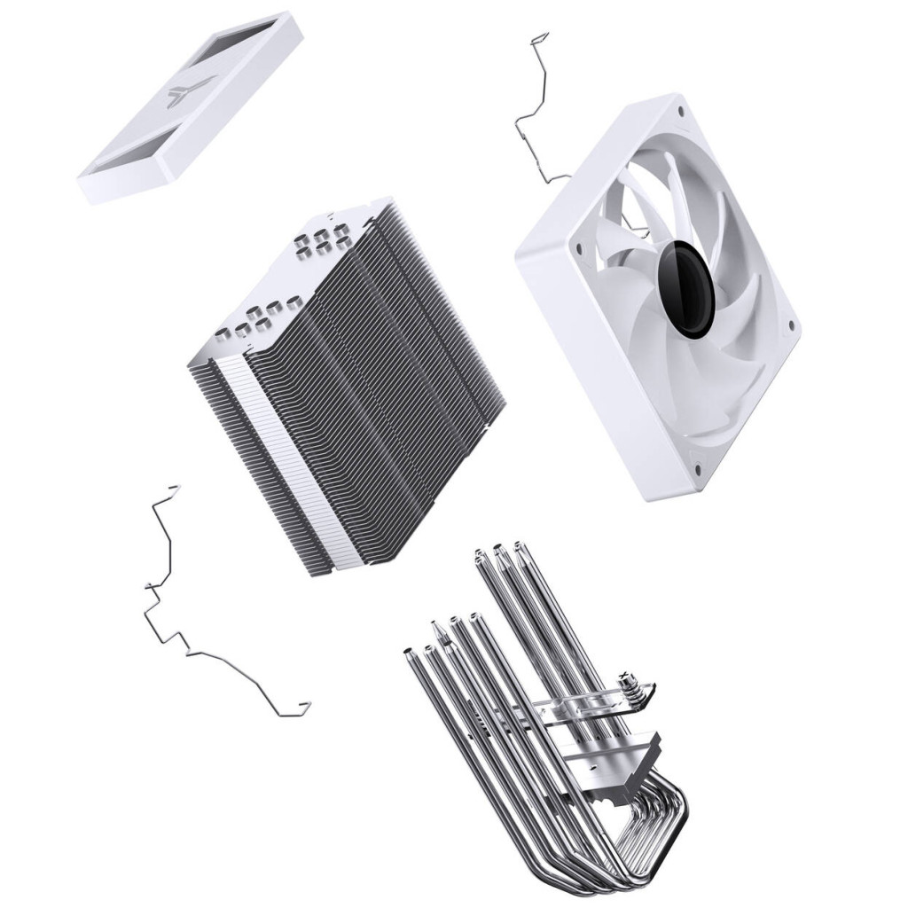 Jonsbo CR-1000 V3 PRO CPU Cooler, PWM, ARGB - white