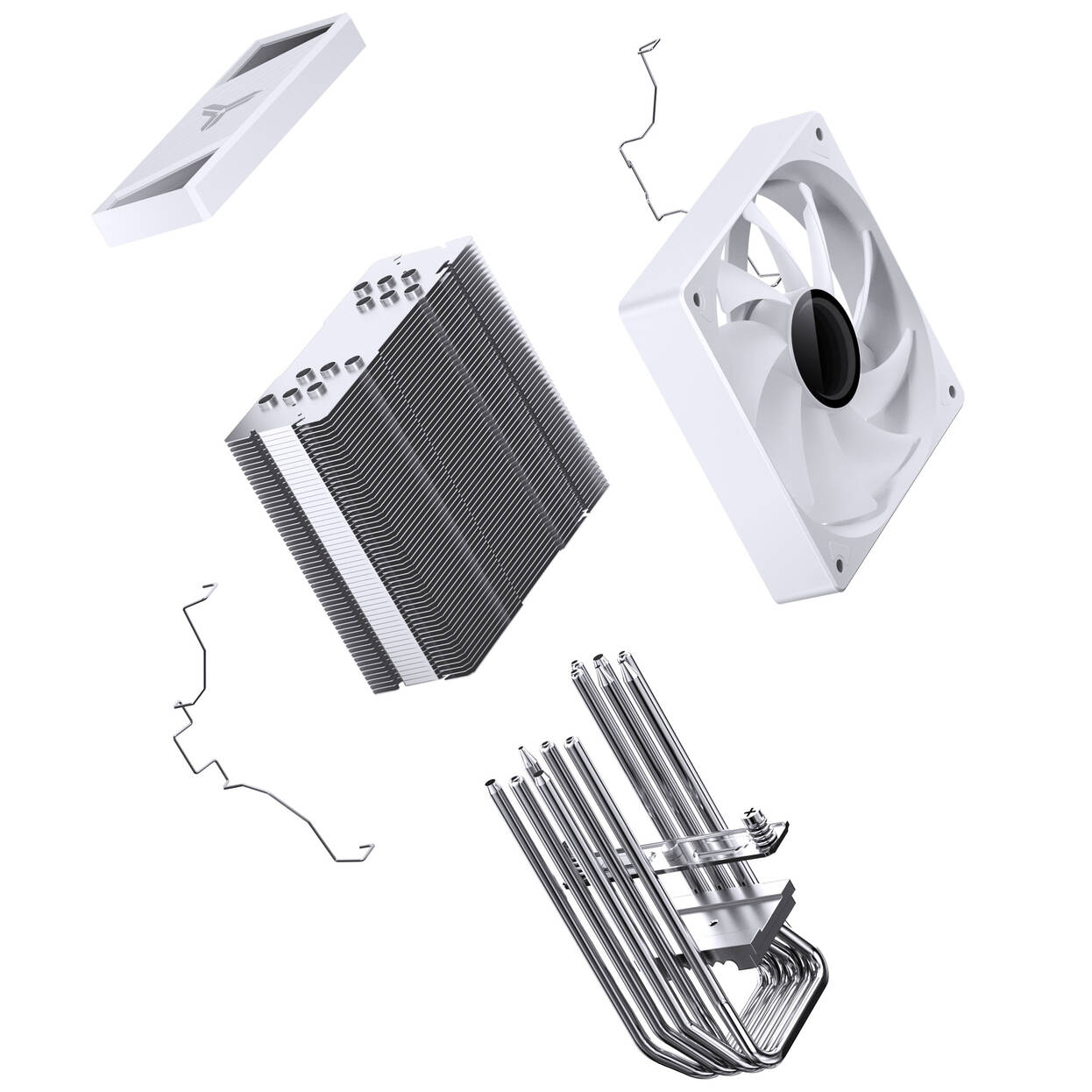 Jonsbo CR-1000 V3 PRO CPU Cooler, PWM, ARGB - white