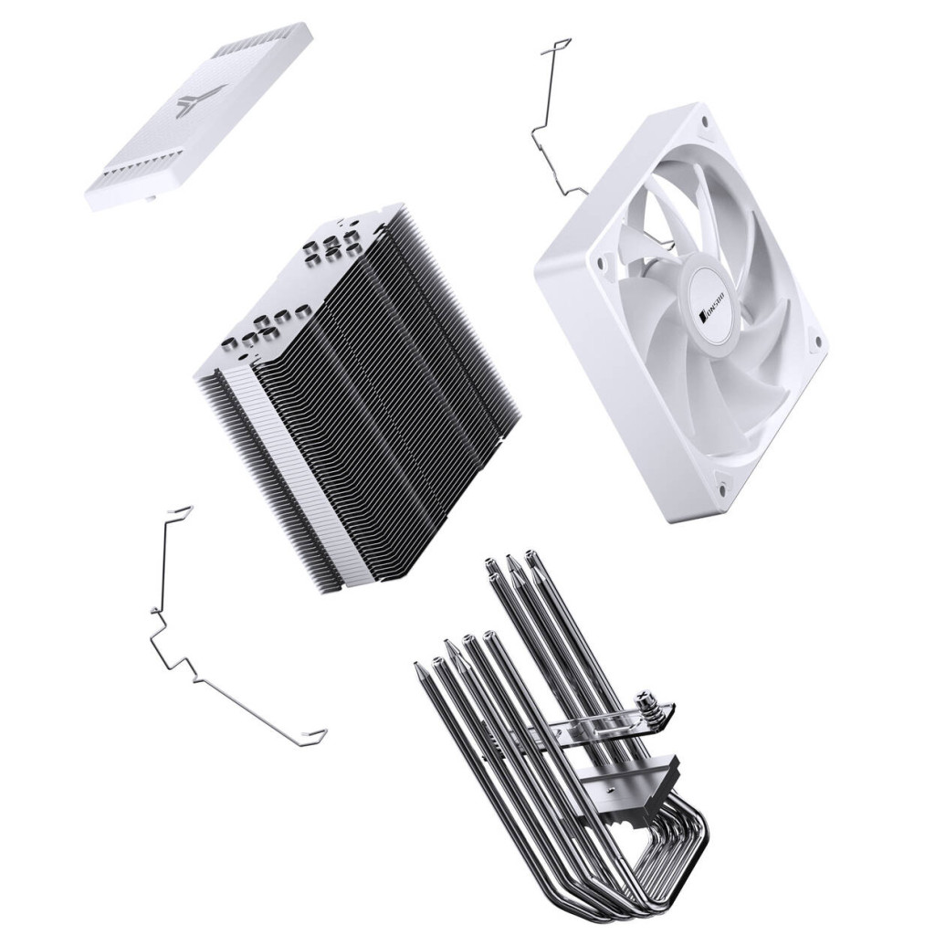 Jonsbo CR-1000MAX V2 CPU Cooler, PWM, ARGB - white