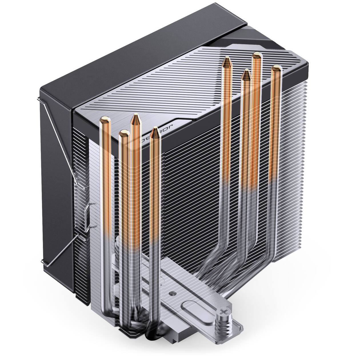 Jonsbo CA40 CPU Cooler PWM, RGB - black