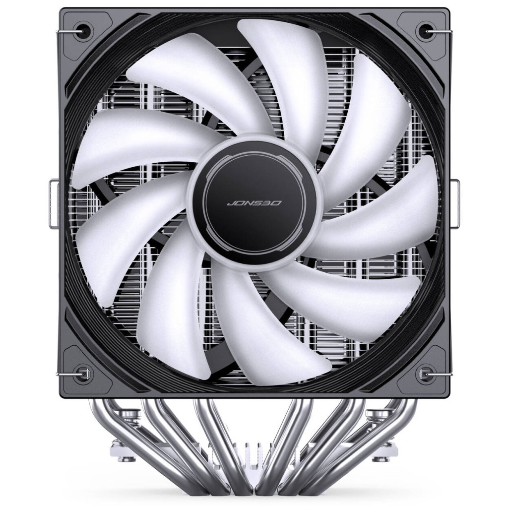 Jonsbo CB80 CPU cooler, dual-tower, 2 x 120mm, PWM, RGB - black
