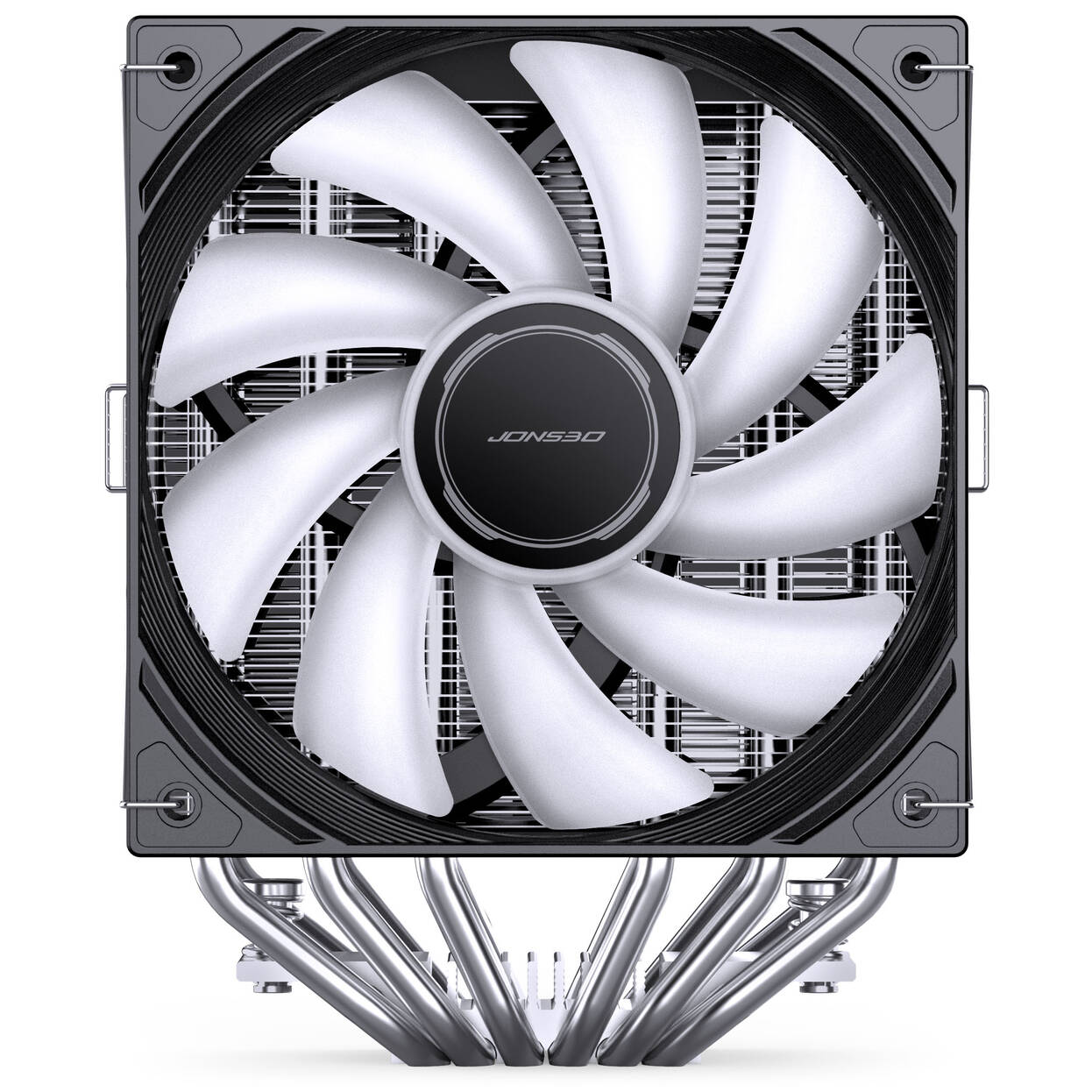 Jonsbo CB80 CPU cooler, dual-tower, 2 x 120mm, PWM, RGB - black