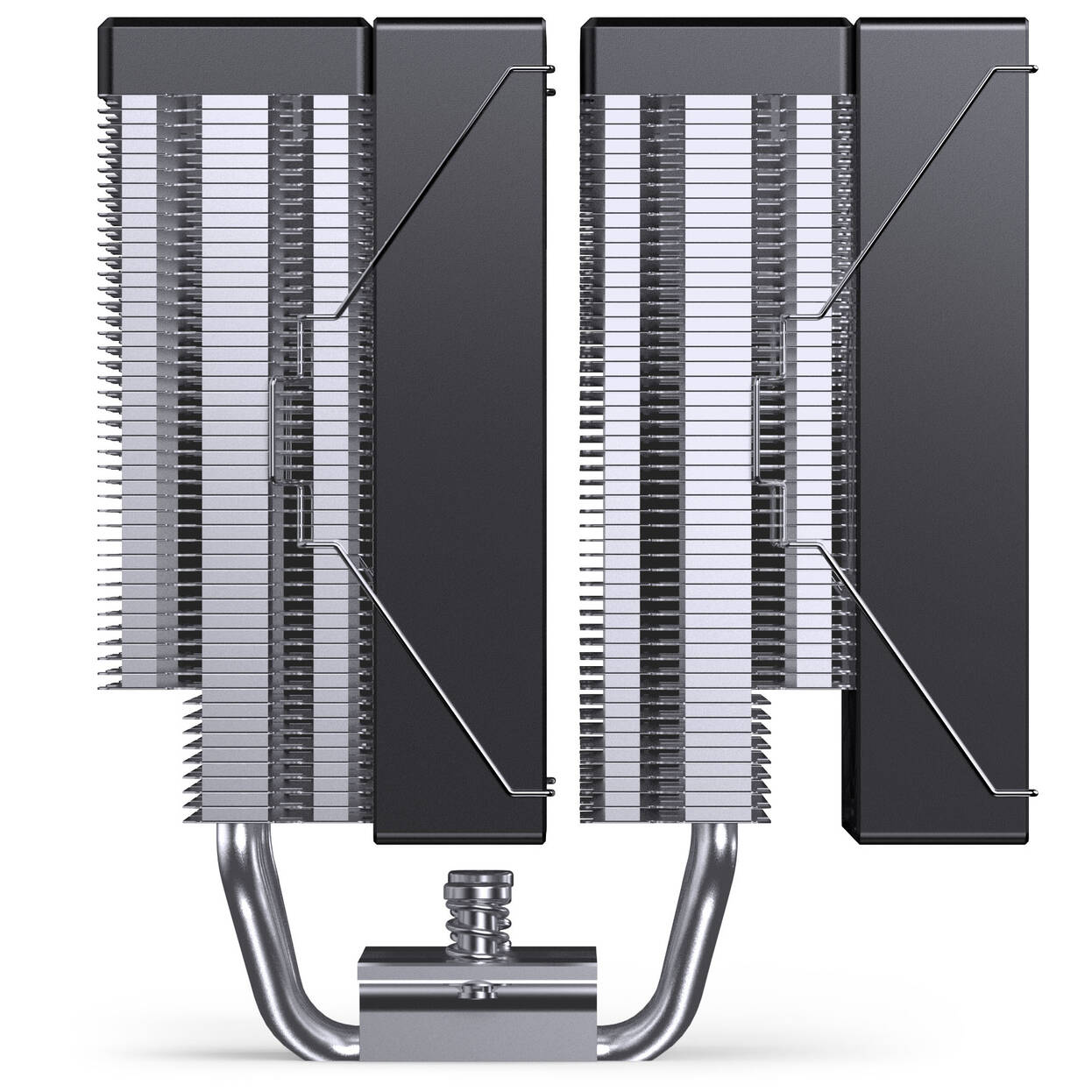 Jonsbo CB80 CPU cooler, dual-tower, 2 x 120mm, PWM, RGB - black
