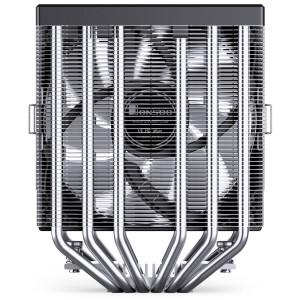 Jonsbo CB80 CPU cooler, dual-tower, 2 x 120mm, PWM, RGB - black