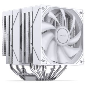 Jonsbo CB80 CPU Cooler, Dual-Tower, 2 x 120mm, PWM, RGB - white
