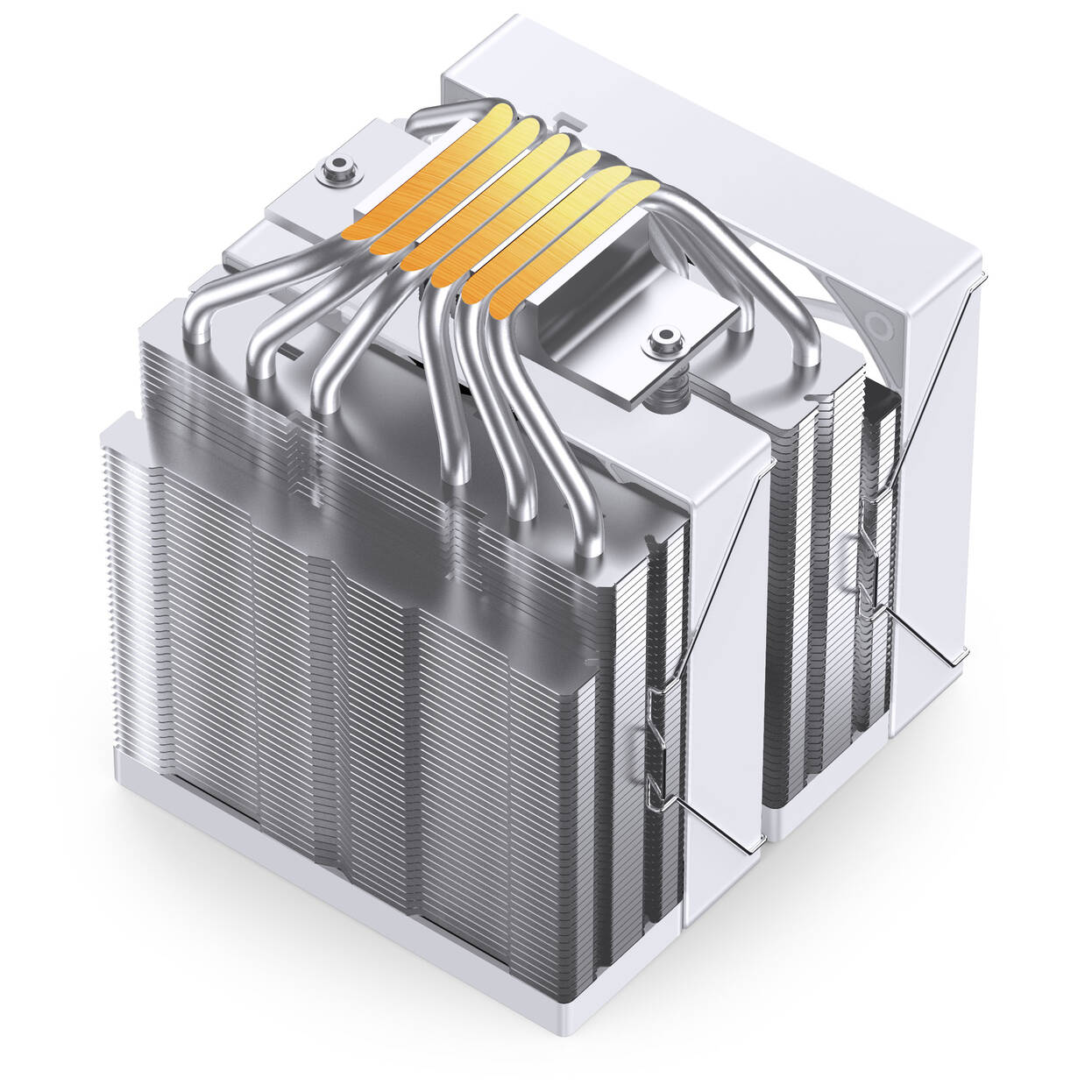 Jonsbo CB80 CPU Cooler, Dual-Tower, 2 x 120mm, PWM, RGB - white