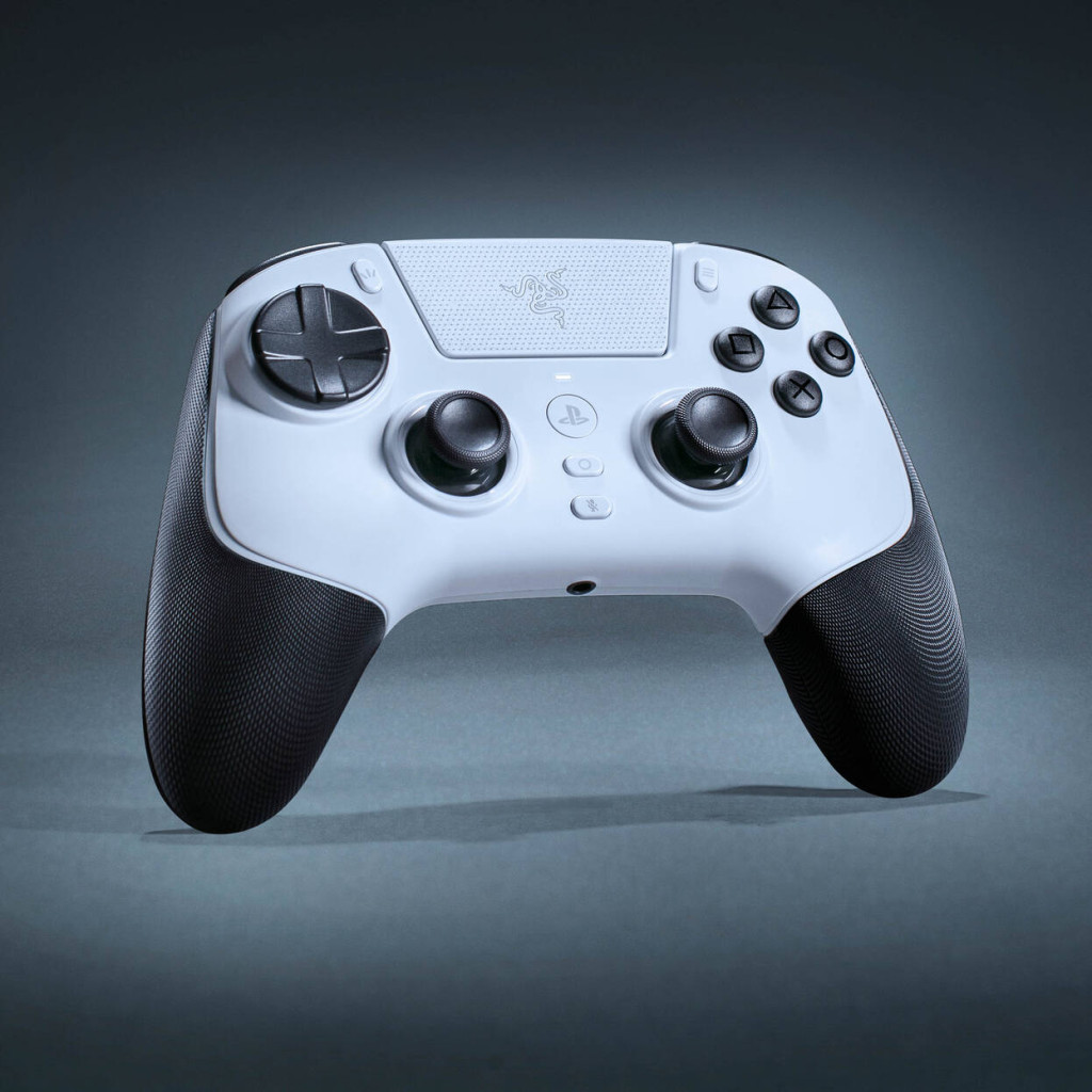 Razer Raiju V3 Pro Wireless PS5/PC Controller, Pro Buttons, Symmetrical Layout - White