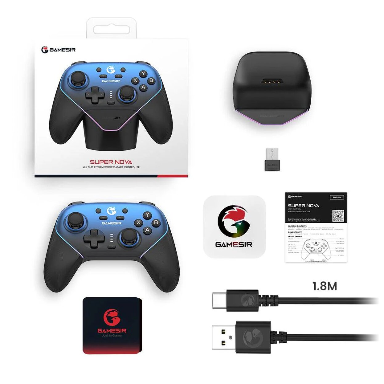 GameSir Super Nova Multiplatform Gamepad - blue