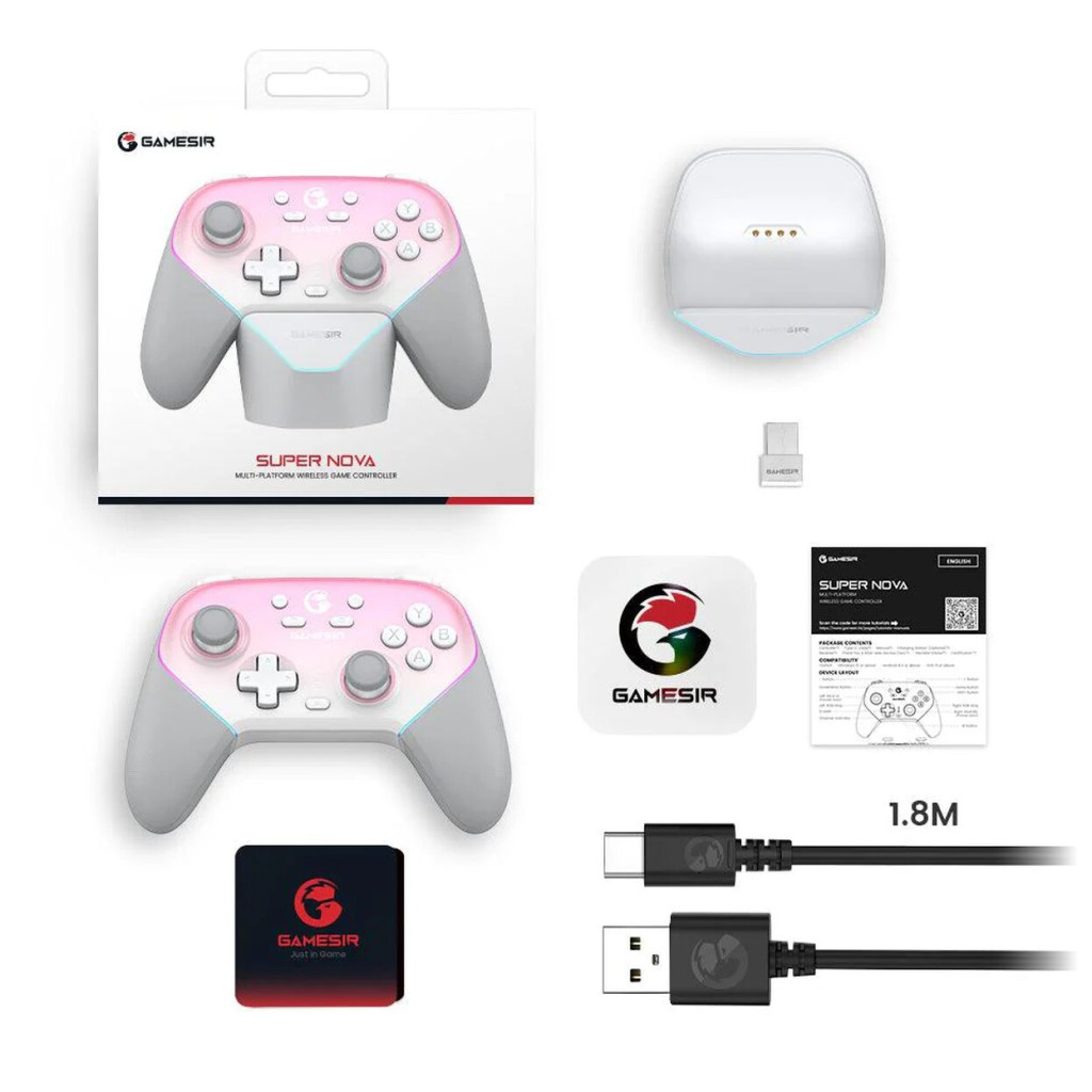 GameSir Super Nova Multiplatform Gamepad – pink