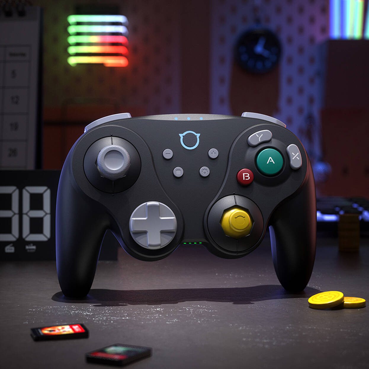 NYXI Warrior Switch and 2 Controller - Black