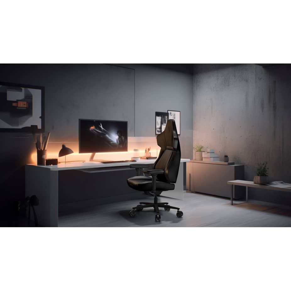 TX3 CORE PU Leather Gaming Chair - Black : image 7