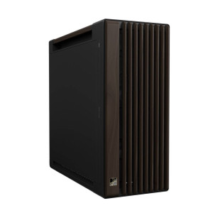 ASUS ProArt PA602 PC Case, Mid-Tower, E-ATX - Black/Brown, Wood
