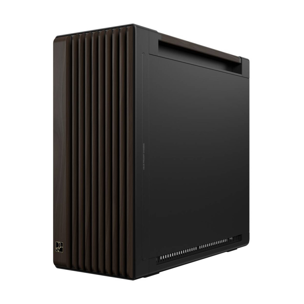 ASUS ProArt PA602 PC Case, Mid-Tower, E-ATX - Black/Brown, Wood