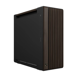ASUS ProArt PA602 PC Case, Mid-Tower, E-ATX - Black/Brown, Wood